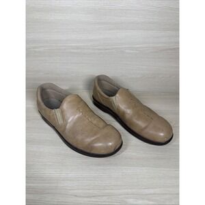 SAS Viva Shoes Womens Size 9S Tan Leather Slip On Tripad Comfort Made USA